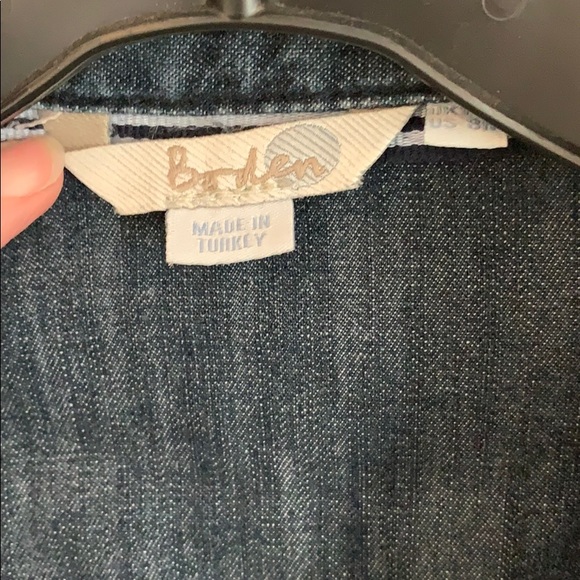 Boden Denim Dress. Size 8r - Picture 2 of 4